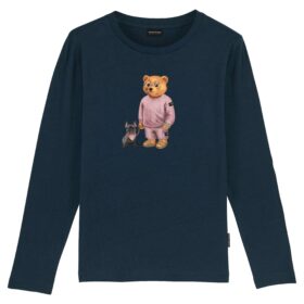 Honeygang Longsleeve T-Shirt LXIV., navy blue, 